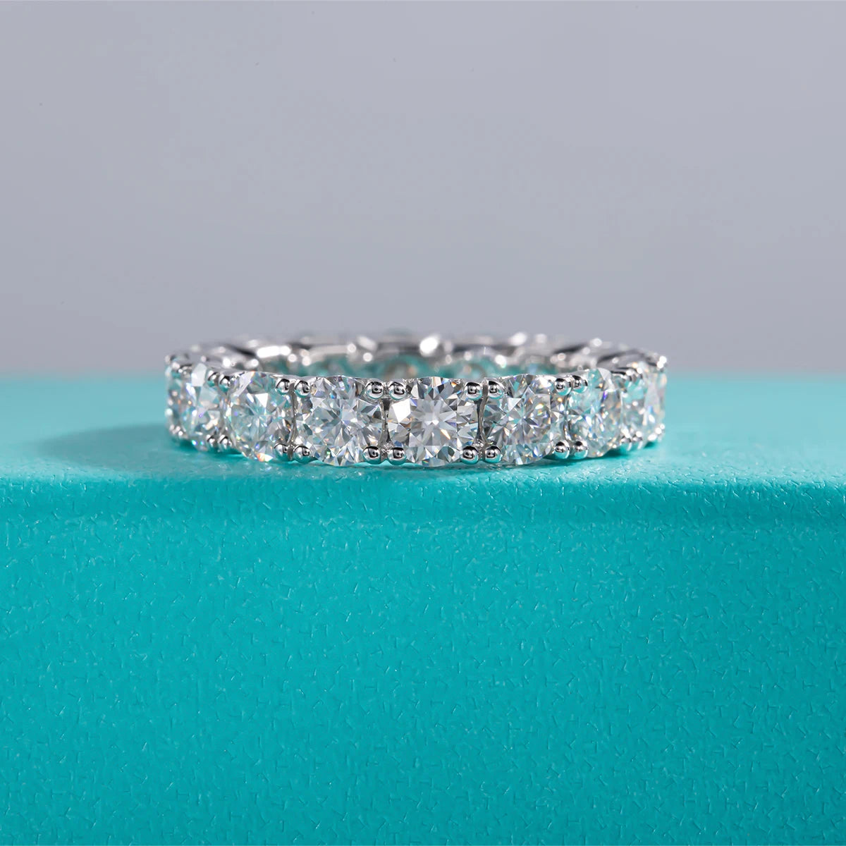 Moissanite Eternity Band Ring for Women