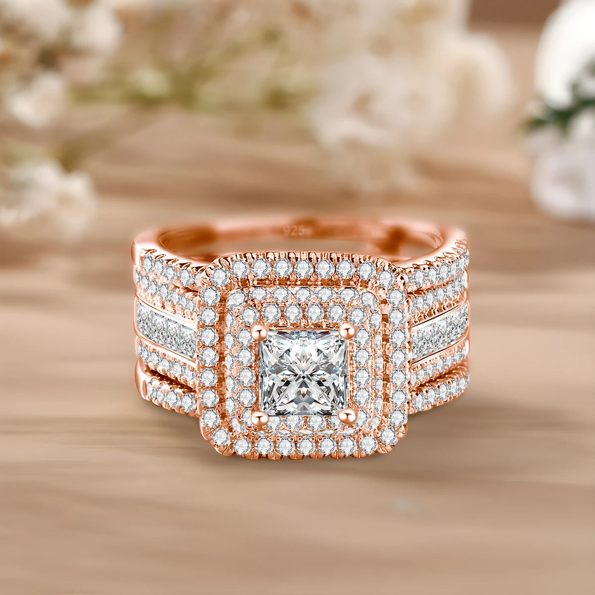 Moissanite Rings Jewelry for Women