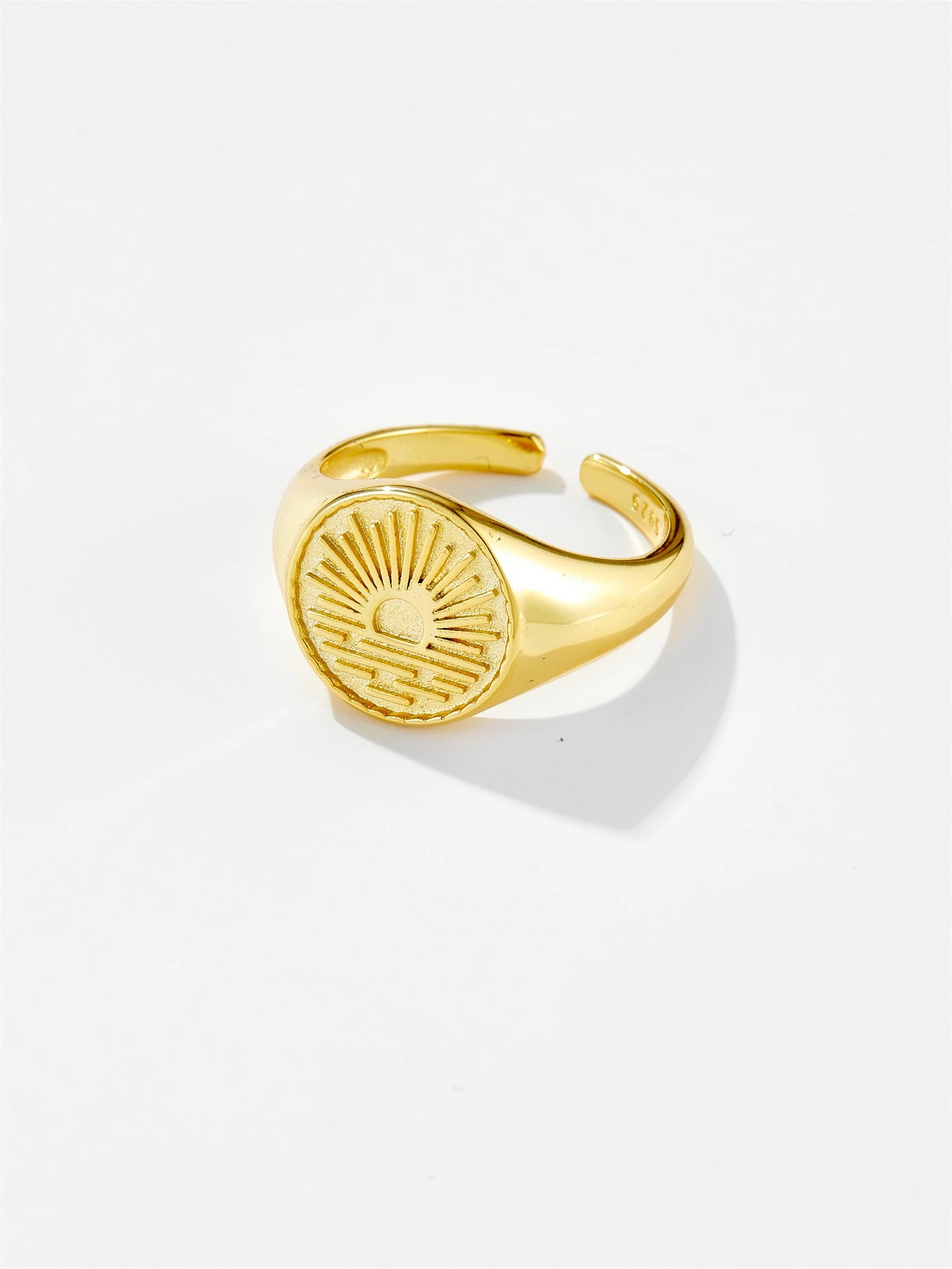 DPLAOPA 925 Sterling Silver Gold RING Saint Teresa Resizable Rings Colibri LEDA One World Rings Women Adjustable Rings Jewels