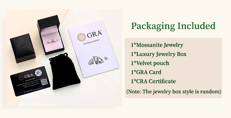 Anziw D1.0ct Moissanite Earrings Solitaire Hoops for Women 925 Silver Gold Huggie Earring Wedding Engagement Jewelry Girl Gift
