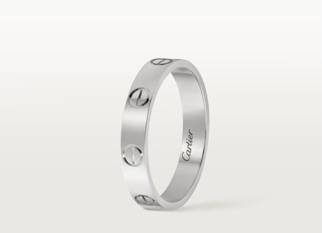 Copy Cartier Love Wedding Band White