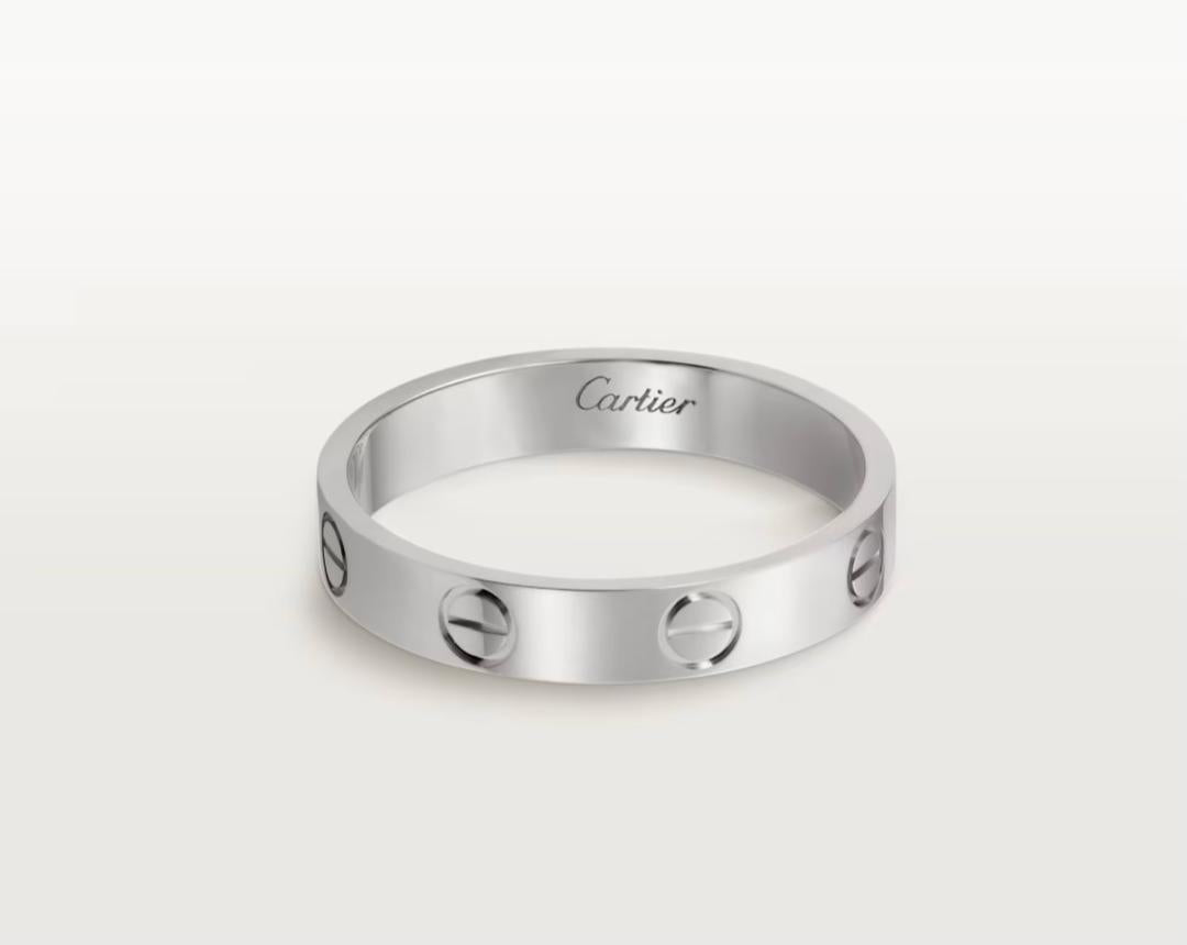 Copy Cartier Love Wedding Band White